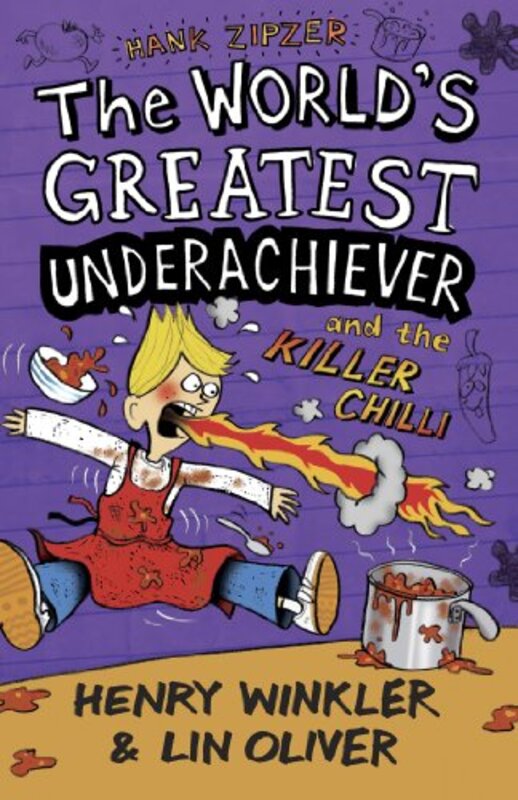 Book cover for "The Killer Chilli" by Henry Winkler