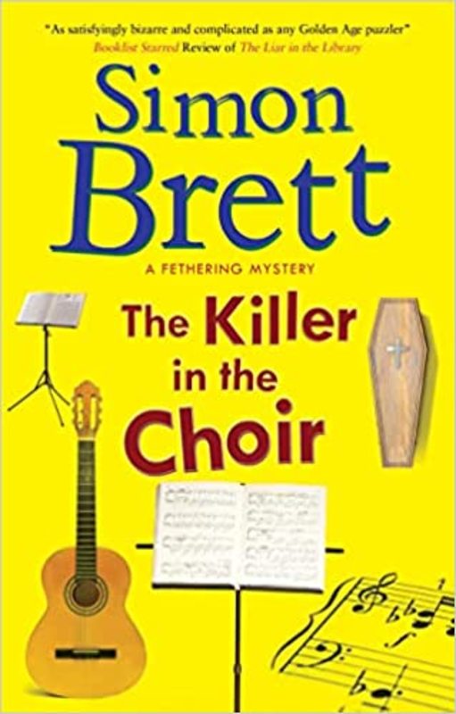Book cover for "The Killer in the Choir" by Simon Brett