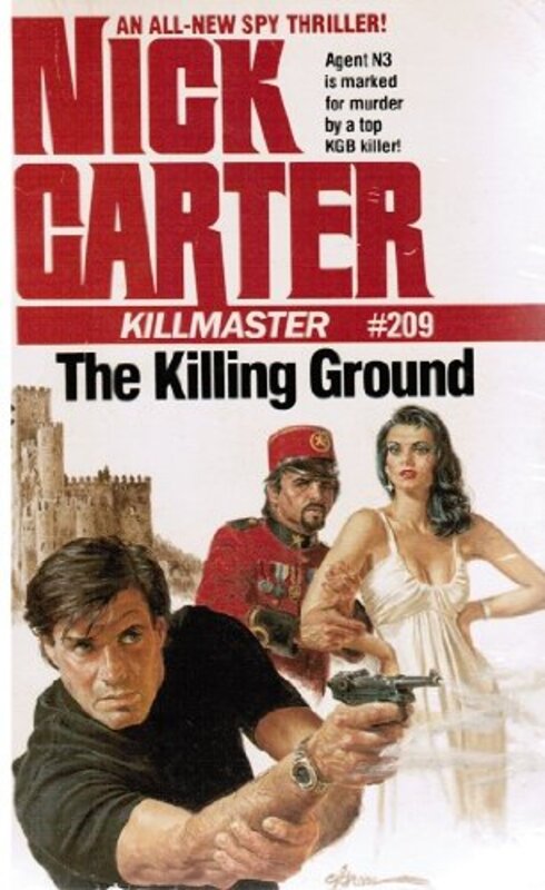 Book cover for "The Killing Ground" by Nick Carter