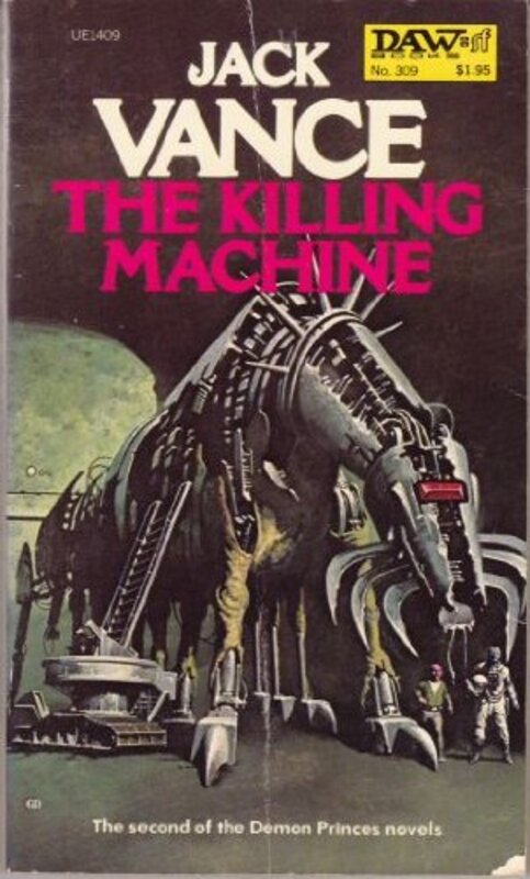 Book cover for "The Killing Machine" by Jack Vance