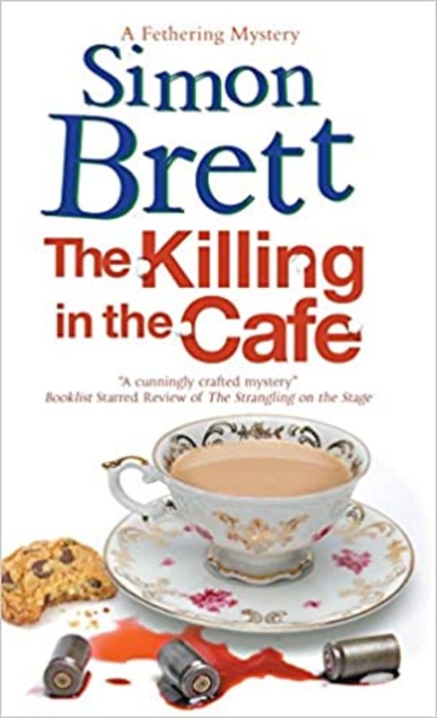 Book cover for "The Killing in the Cafe" by Simon Brett
