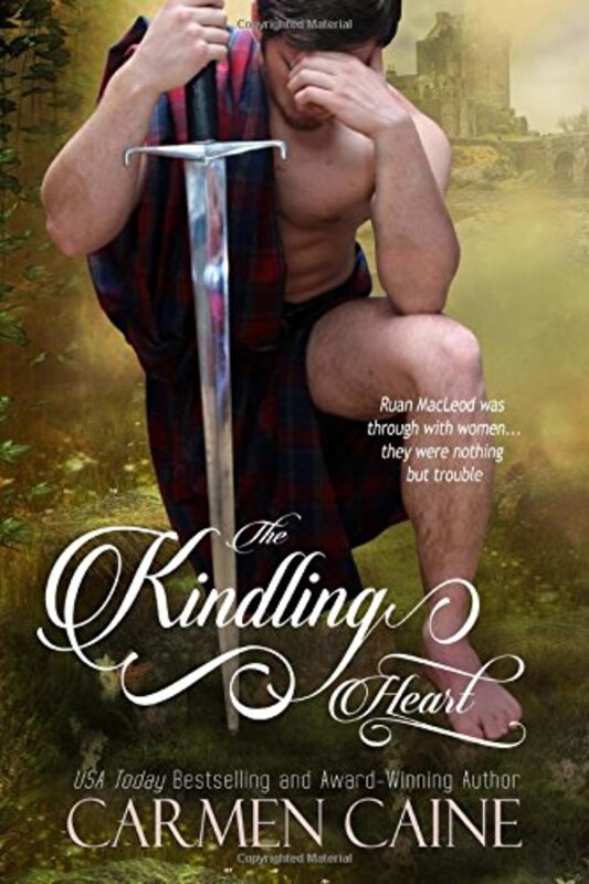 Book cover for "The Kindling Heart" by Carmen Caine