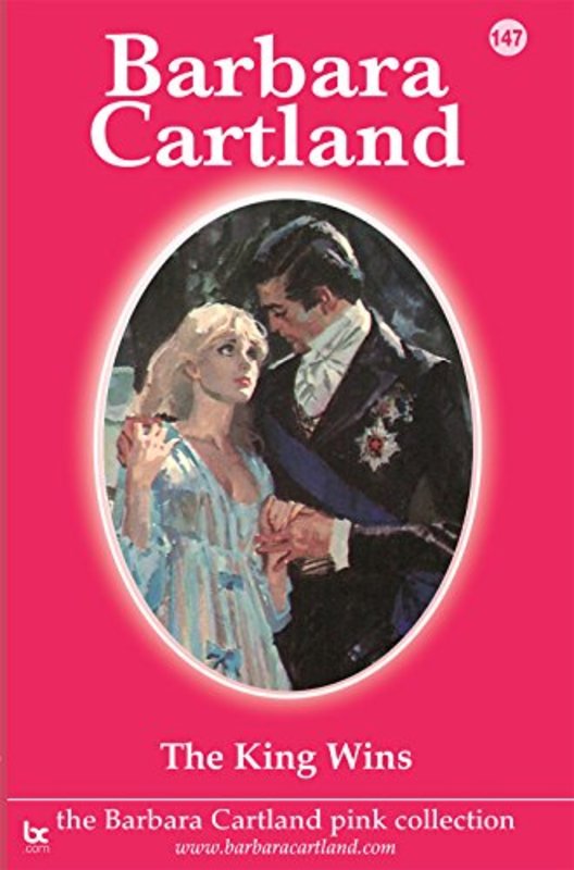 Book cover for "The King Wins" by Barbara Cartland
