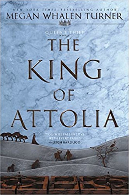 Book cover for "The King of Attolia" by Megan Whalen Turner