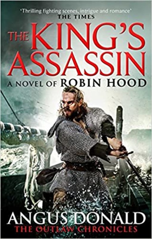 Book cover for "The King's Assassin" by Angus Donald