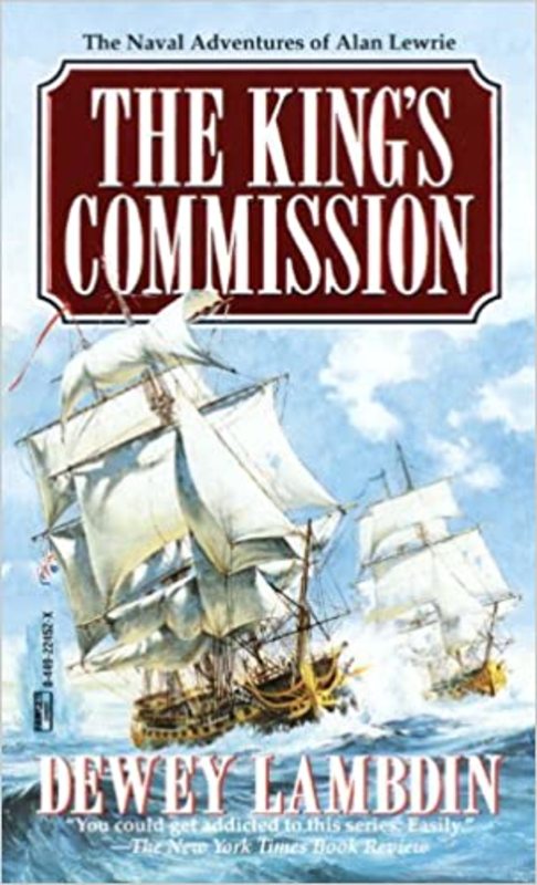 Book cover for "The King's Commission" by Dewey Lambdin