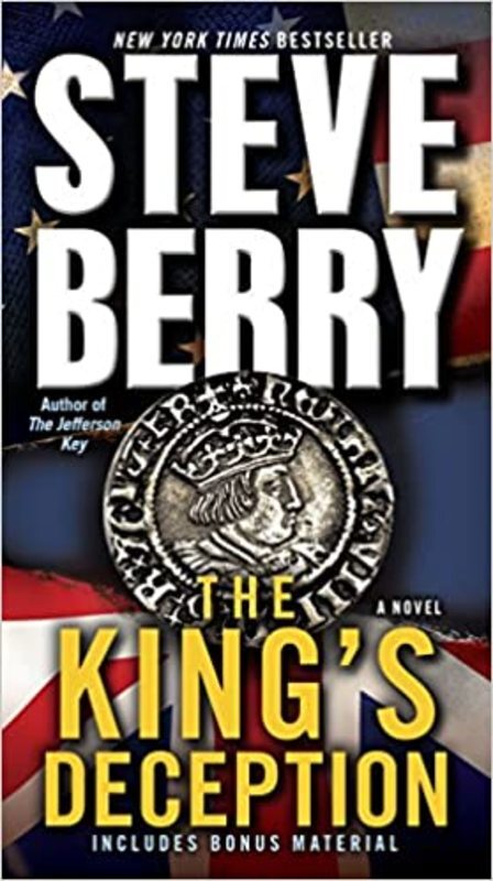 Book cover for "The King's Deception" by Steve Berry