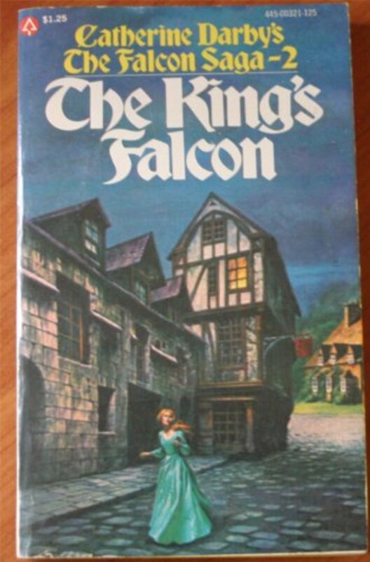 Book cover for "The King's Falcon" by Maureen Peters