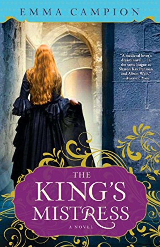 Book cover for "The King's Mistress" by Candace Robb
