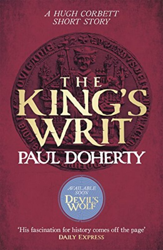 Book cover for "The King's Writ" by Paul Doherty