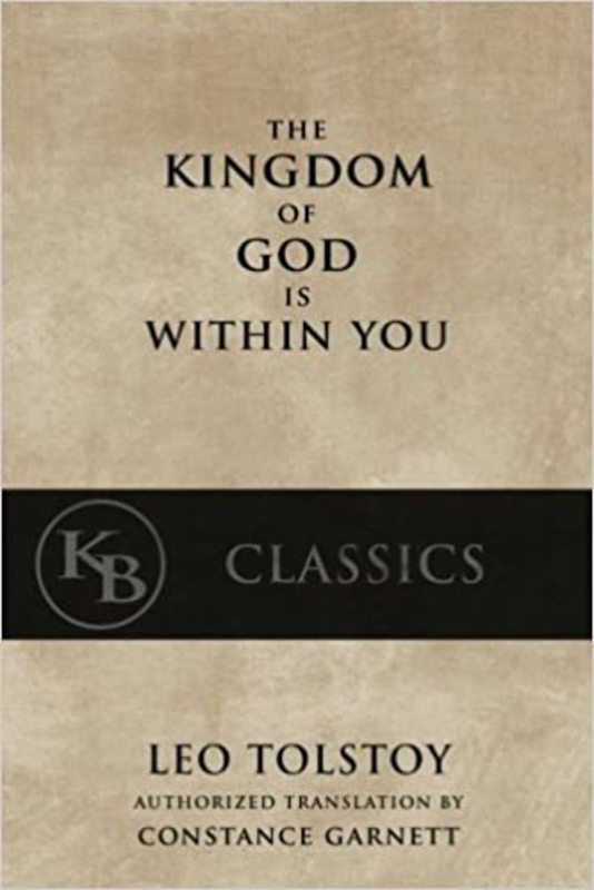 Book cover for "The Kingdom of God is Within You" by Leo Tolstoy