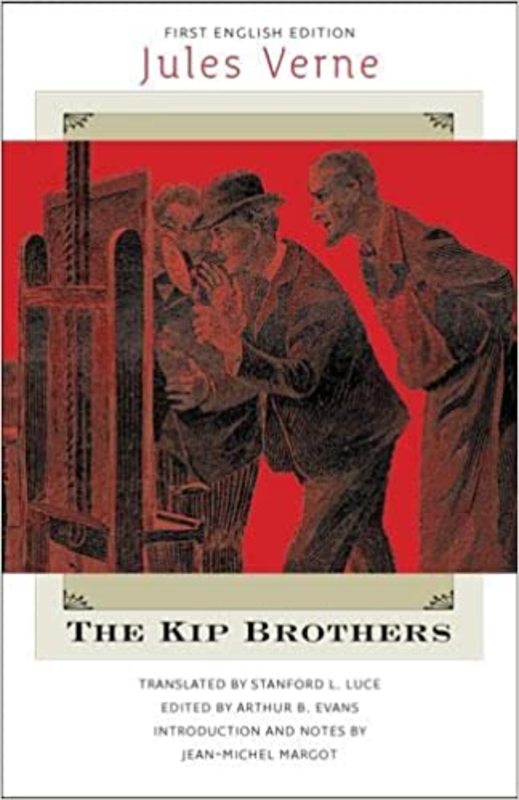 Book cover for "The Kip Brothers" by Jules Verne