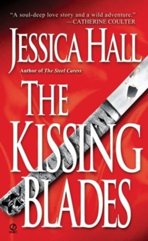 Book cover for "The Kissing Blades" by Jessica Hall
