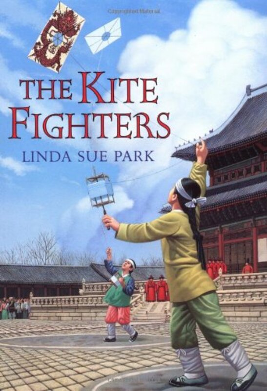 Book cover for "The Kite Fighters" by Linda Sue Park