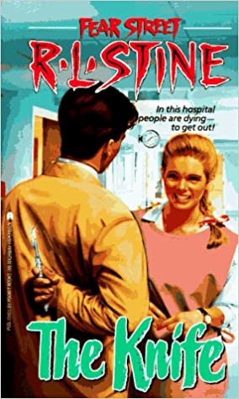 Book cover for "The Knife" by R.L. Stine