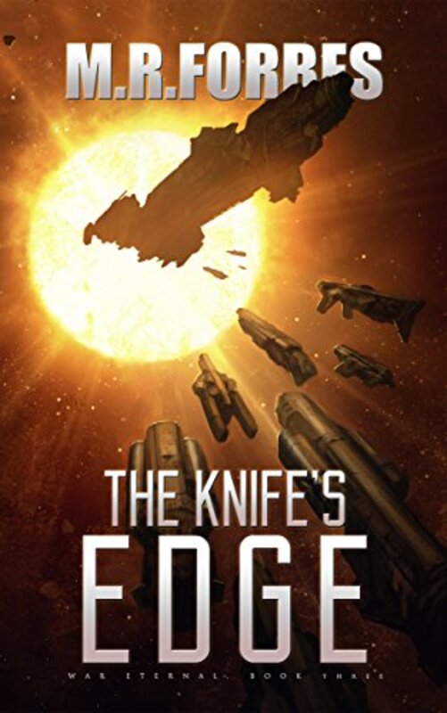 Book cover for "The Knife's Edge" by MR Forbes