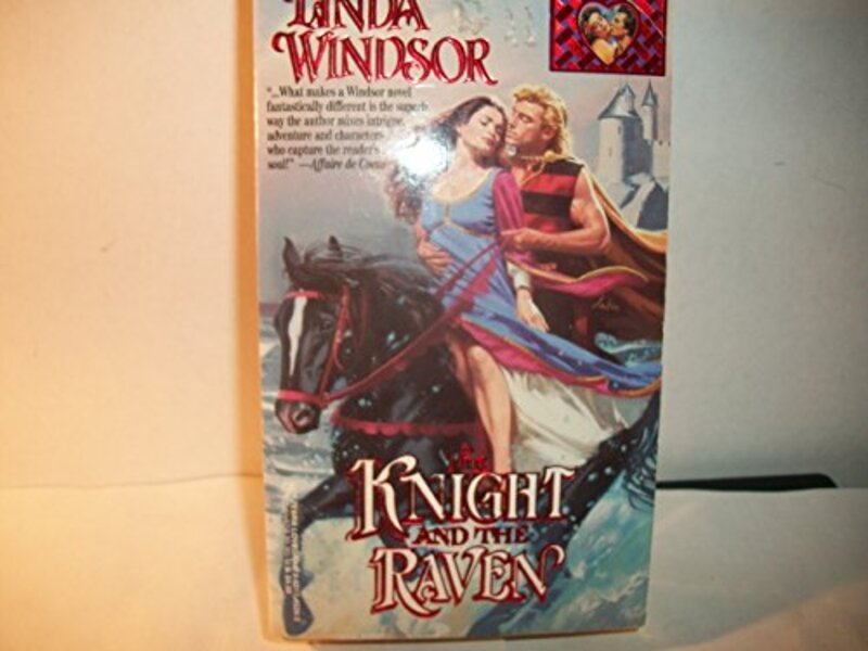 Book cover for "The Knight and the Raven" by Linda Windsor