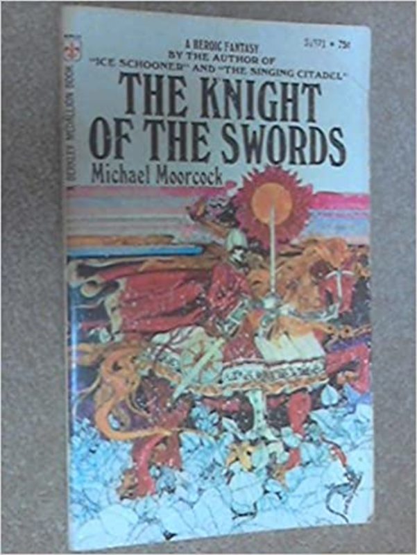 Book cover for "The Knight of the Swords" by Michael Moorcock