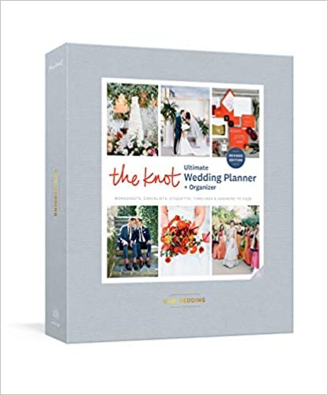 Book cover for "The Knot Ultimate Wedding Planner and Organizer" by The Knot