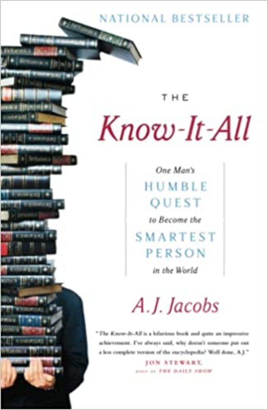 Book cover for "The Know-It-All"