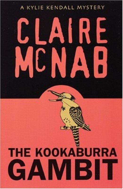 Book cover for "The Kookaburra Gambit" by Claire McNab
