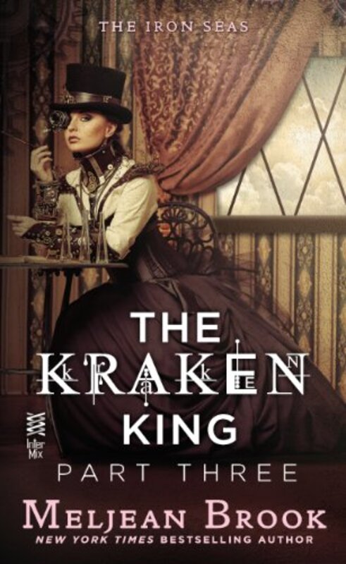 Book cover for "The Kraken King and the Fox's Den" by Meljean Brook