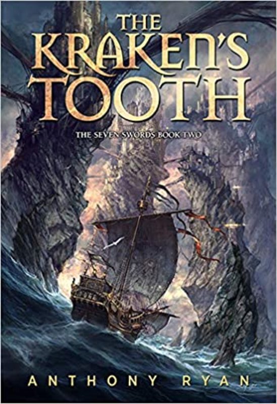 Book cover for "The Kraken's Tooth" by Anthony Ryan