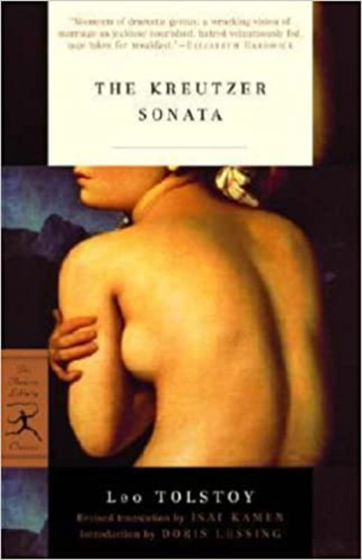 Book cover for "The Kreutzer Sonata" by Leo Tolstoy