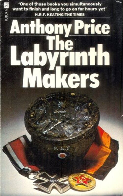 Book cover for "The Labyrinth Makers" by Anthony Price