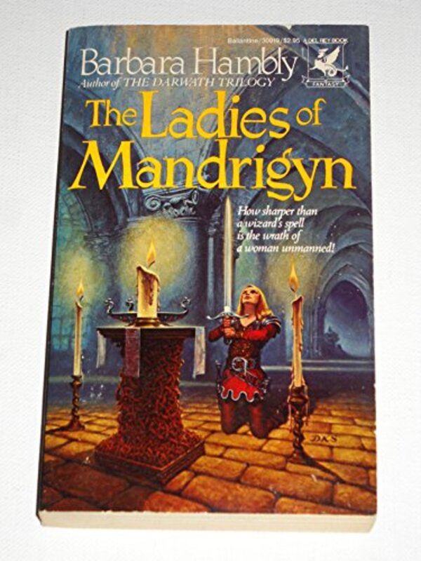 Book cover for "The Ladies of Mandrigyn" by Barbara Hambly
