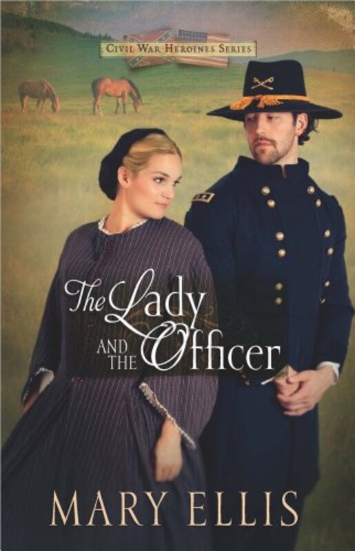 Book cover for "The Lady and the Officer" by Mary Ellis