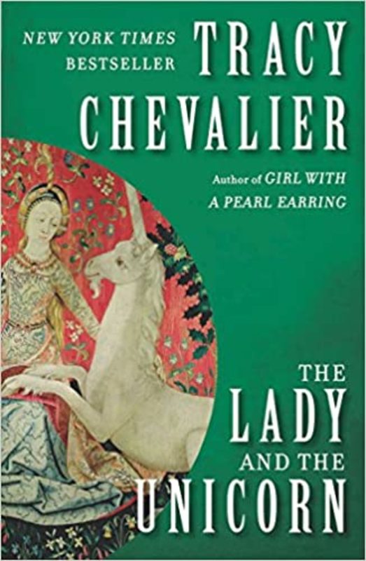 Book cover for "The Lady and the Unicorn" by Tracy Chevalier