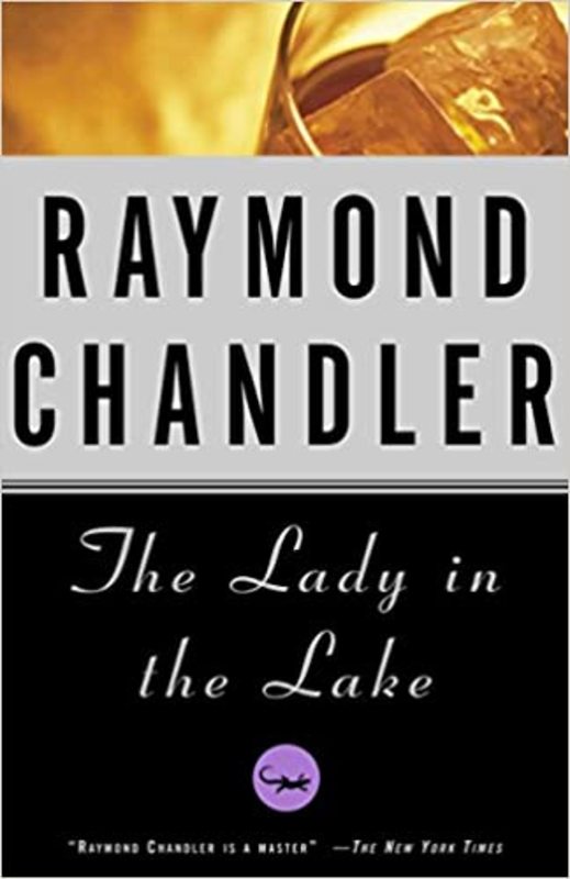 Book cover for "The Lady in the Lake" by Raymond Chandler