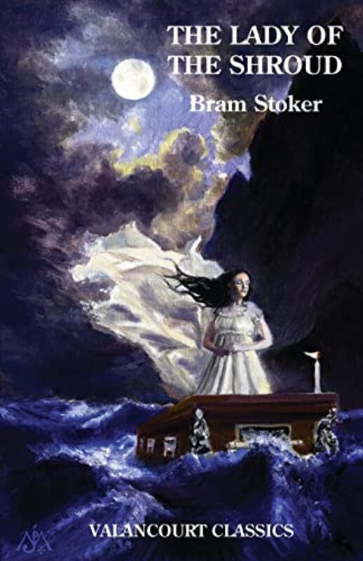 Book cover for "The Lady of the Shroud" by Bram Stoker