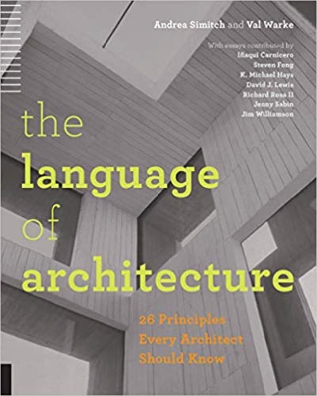Book cover for "The Language of Architecture" by Andrea Simitch
