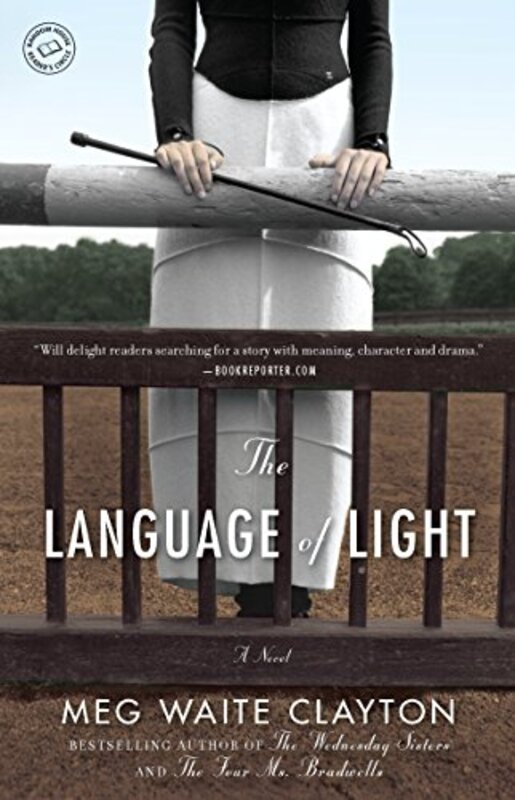 Book cover for "The Language of Light" by Meg Waite Clayton