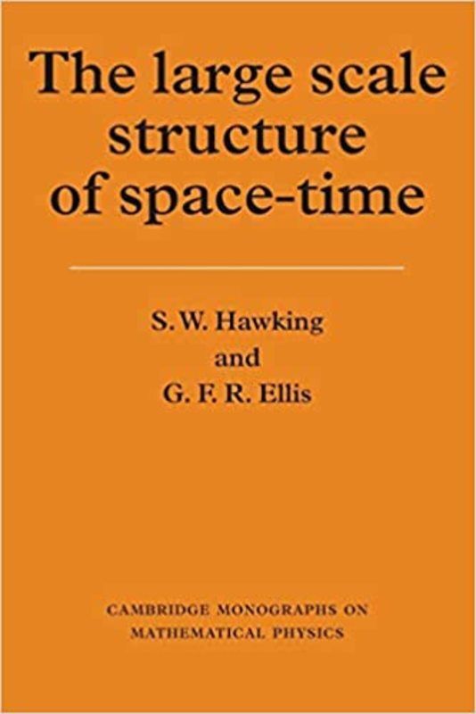 Book cover for "The Large Scale Structure of Space-Time" by Stephen W. Hawking