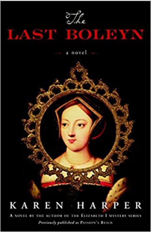 Book cover for "The Last Boleyn" by Karen Harper
