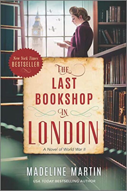 Book cover for "The Last Bookshop in London" by Madeline Martin