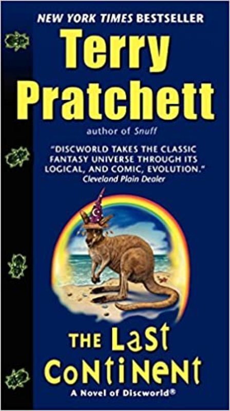 Book cover for "The Last Continent" by Terry Pratchett