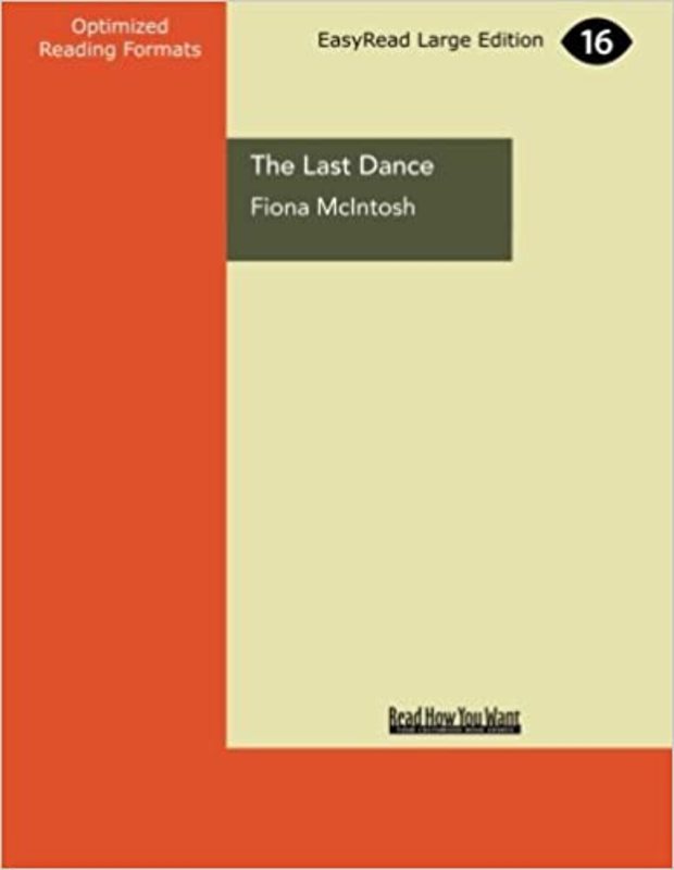 Book cover for "The Last Dance" by Fiona McIntosh