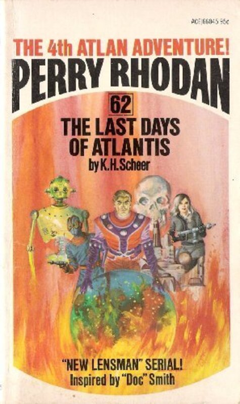 Book cover for "The Last Days of Atlantis" by Kurt Brand