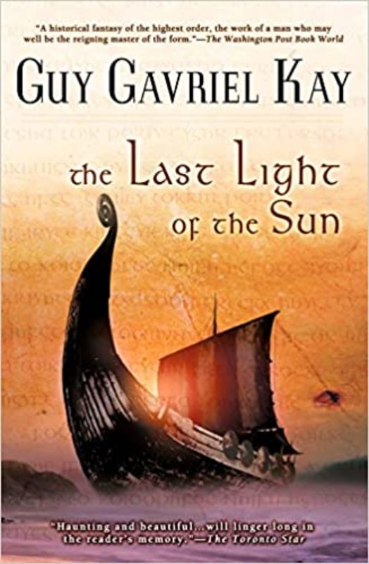 Book cover for "The Last Light of the Sun" by Guy Gavriel Kay