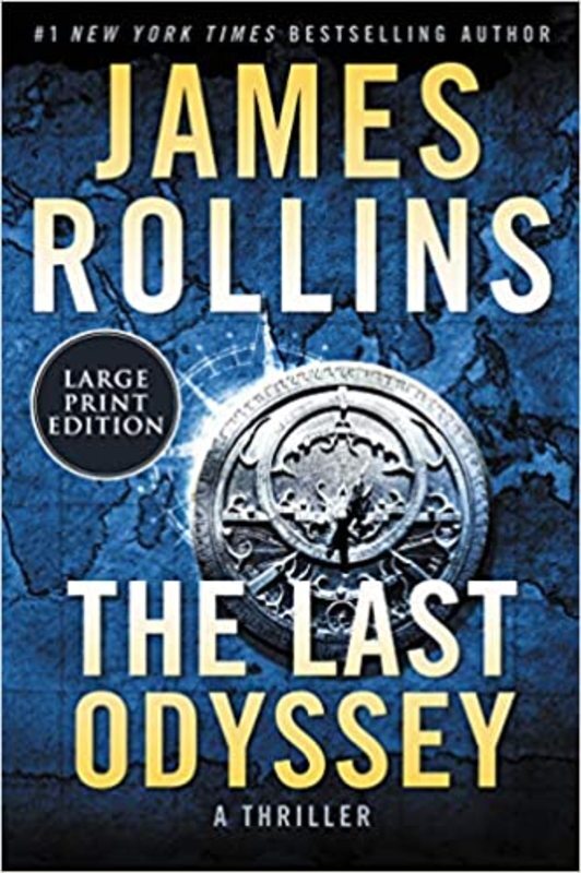 Book cover for "The Last Odyssey" by James Rollins