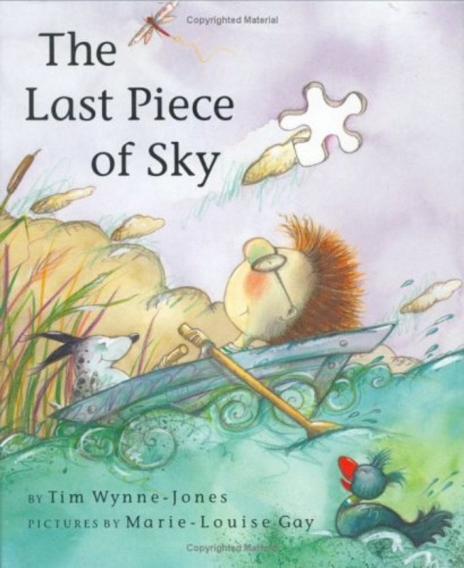 Book cover for "The Last Piece of Sky" by Tim Wynne Jones
