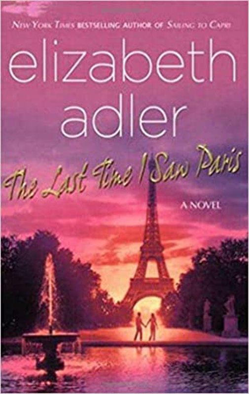 Book cover for "The Last Time I Saw Paris" by Elizabeth Adler
