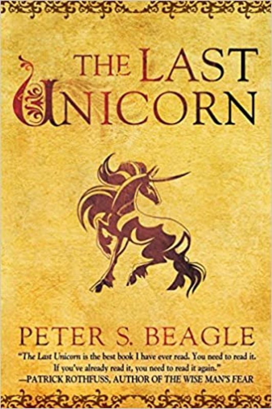 Book cover for "The Last Unicorn" by Peter S. Beagle