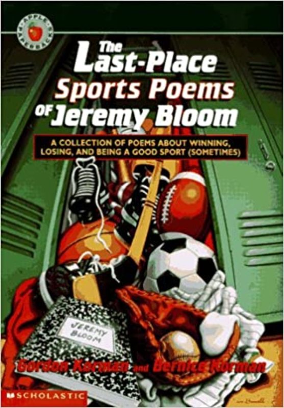 Book cover for "The Last-Place Sports Poems of Jeremy Bloom" by Gordon Korman