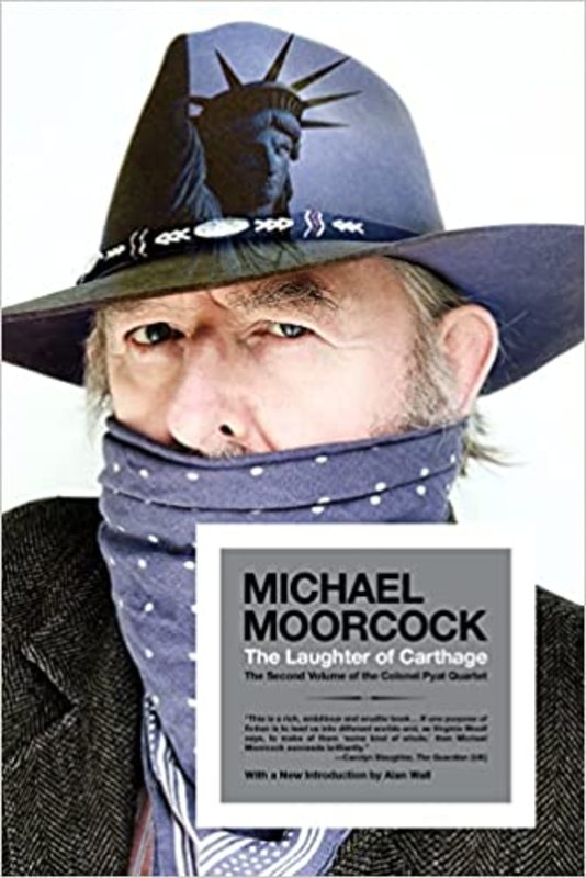 Book cover for "The Laughter of Carthage" by Michael Moorcock