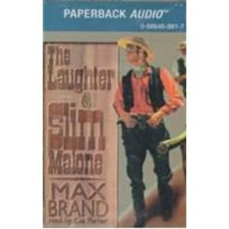Book cover for "The Laughter of Slim Malone" by Max Brand